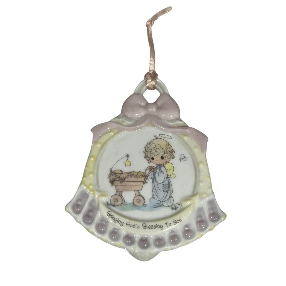 Vintage 1994 Precious Moments Ornament Bringing God's Blessing To You Enesco